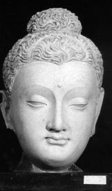 Greco-Buddhist head of Buddha, stucco, Hadda, Afghanistan, 1st&ndash;2nd century AD